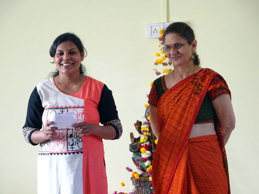 Project Director, Ms. Shobha and the Project Co-Ordinator at the Pune Centre